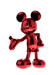 Mickey Welcome Chromed Red by Leblon Delienne - Limited Edition Sculpture sized 15x24 inches. Available from Whitewall Galleries